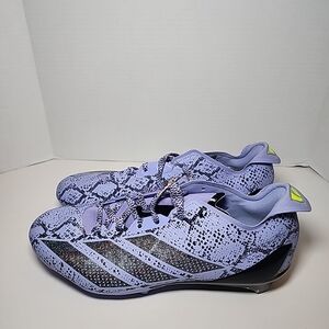 New Adidas Adizero Electric 2 Exotic Speed Purple Black Men's 10 Football Cleat